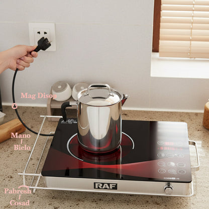 RAF Electric Stove | Portable Single Burner Hot Plate | Fast Heating Coil Cooker for Home &amp; Kitchen