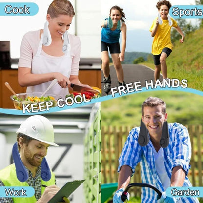 Portable Hanging Neck Fan - (IMPORTED)